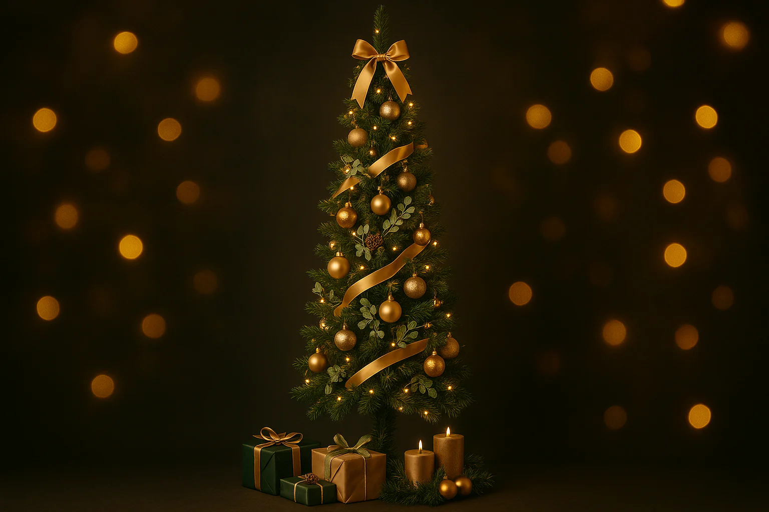 Ako správne ozdobiť úzky (slim) umelý stromček